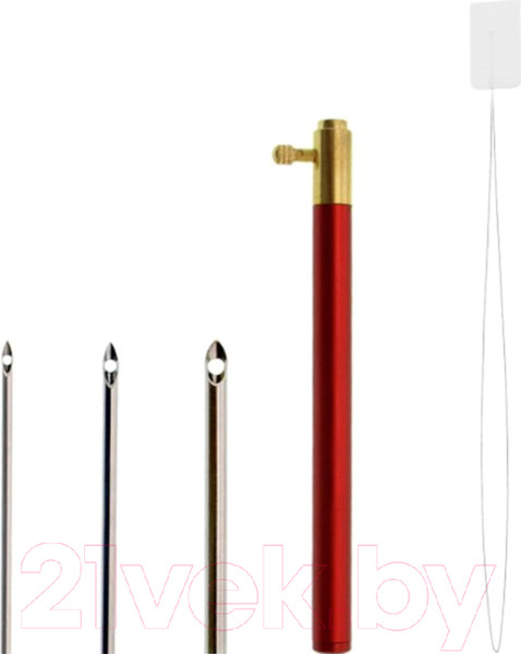 Изображение товара Игла для вышивания ХоббиБум Для ковровой вышивки (с 3 насадками)