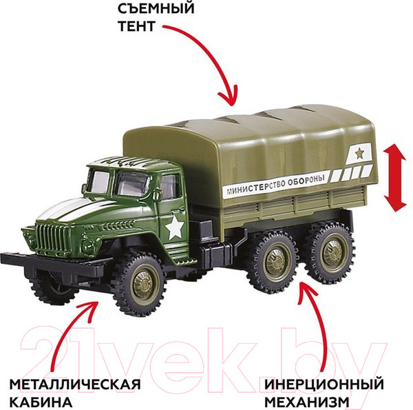 Изображение товара Автомобиль игрушечный Пламенный мотор Грузовик ВС / 870834