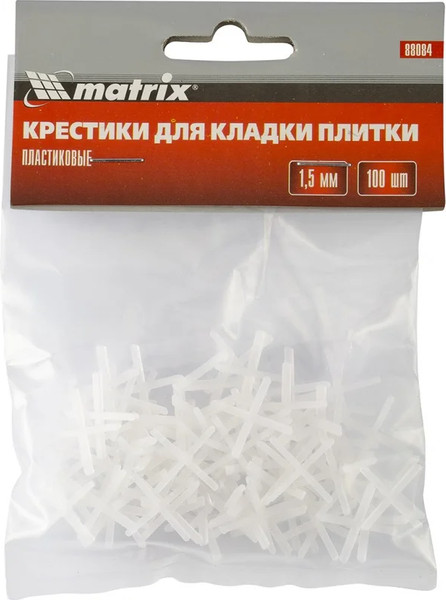 Изображение товара Крестики для укладки плитки Matrix 88084 (100шт)