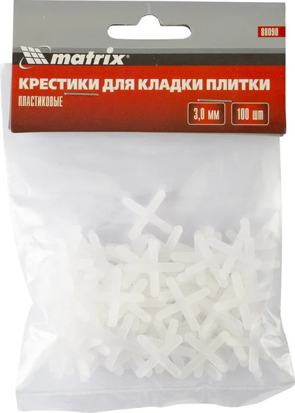 Изображение товара Крестики для укладки плитки Matrix 88090 (100шт)