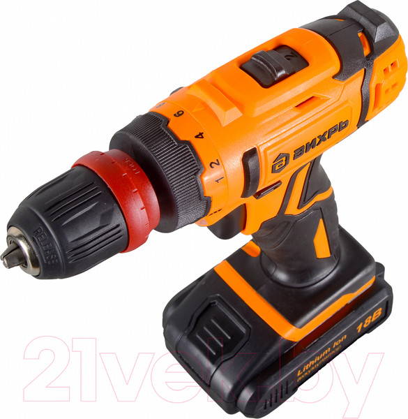 Изображение товара Аккумуляторная дрель-шуруповерт Вихрь ДА-18Л-2КC (72/14/34)