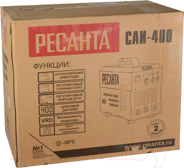 Изображение товара Инвертор сварочный Ресанта САИ 400 (65/112)