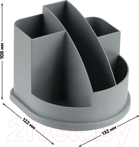 Изображение товара Органайзер настольный Стамм Авангард / ОР51 (серый)
