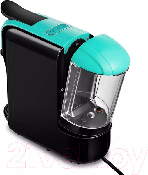 Изображение товара Кофеварка эспрессо Kitfort KT-7105-3 3 в 1 (черно-бирюзовый)