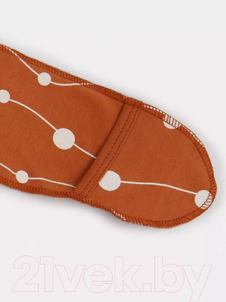 Изображение товара Боди для малышей Rant Hugs And Kisses С длинным рукавом / HK_PCB67-62 (Pattern Brown, р.62)