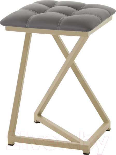 Изображение товара Табурет AMC Comfort 9К10.5 (кожзам графит/капучино)