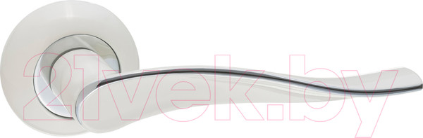 Изображение товара Ручка дверная Ренц Модена / INDH 427-08 W/CP (белый/хром блестящий)