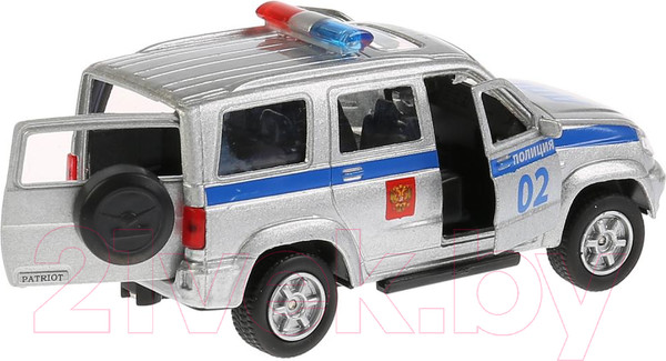 Изображение товара Автомобиль игрушечный Технопарк UAZ Patriot Полиция / SB-17-81-UP-P-WB
