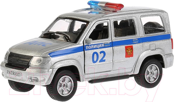 Изображение товара Автомобиль игрушечный Технопарк UAZ Patriot Полиция / SB-17-81-UP-P-WB