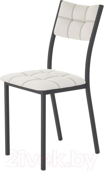 Изображение товара Стул AMC Comfort 3К1.12 (кожзам белый/черный)