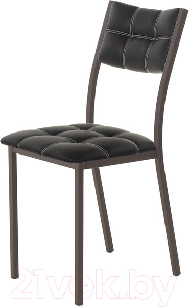Изображение товара Стул AMC Comfort 3К2.1 (кожзам черный/коричневый)