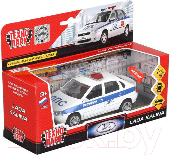 Изображение товара Масштабная модель автомобиля Технопарк Lada Kalina ДПС / CT-1049WB-10