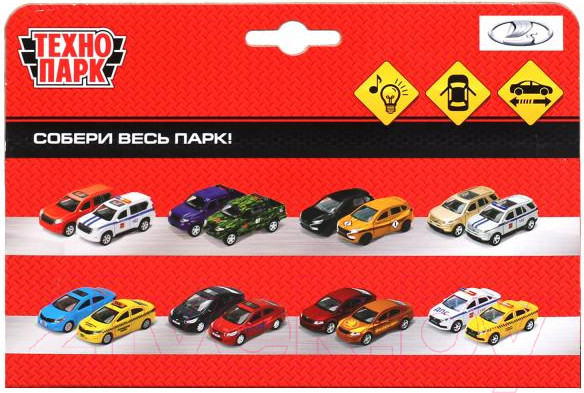Изображение товара Масштабная модель автомобиля Технопарк Lada Kalina ДПС / CT-1049WB-10