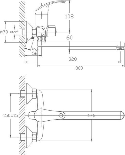 Изображение товара Смеситель Haiba HB2237