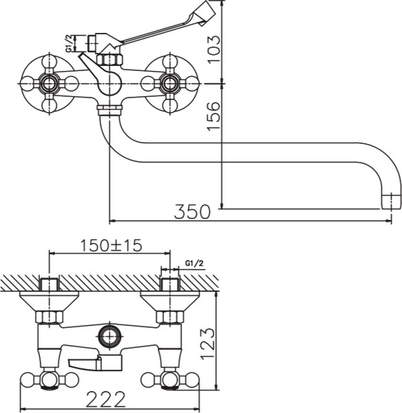 Изображение товара Смеситель Haiba HB2619-4