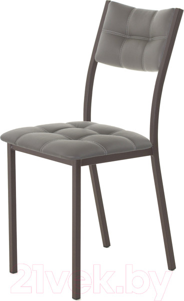 Изображение товара Стул AMC Comfort 3К2.5 (кожзам графит/коричневый)