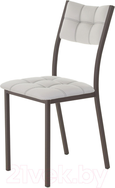 Изображение товара Стул AMC Comfort 3К2.6 (кожзам серый/коричневый)
