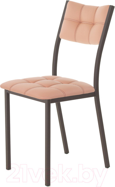 Изображение товара Стул AMC Comfort 3К2.7 (кожзам коралл/коричневый)