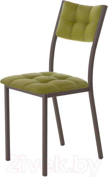 Изображение товара Стул AMC Comfort 3К2.11 (кожзам оливковый/коричневый)