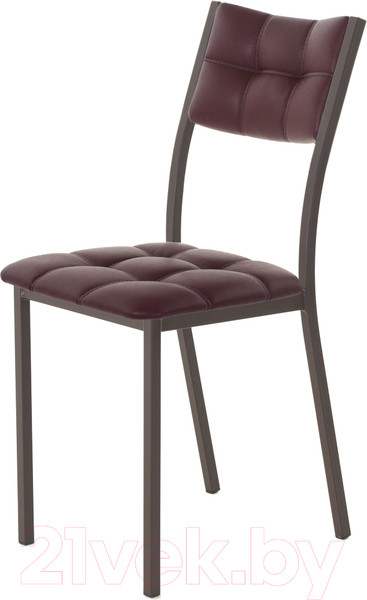 Изображение товара Стул AMC Comfort 3К2.14 (кожзам бордо/коричневый)