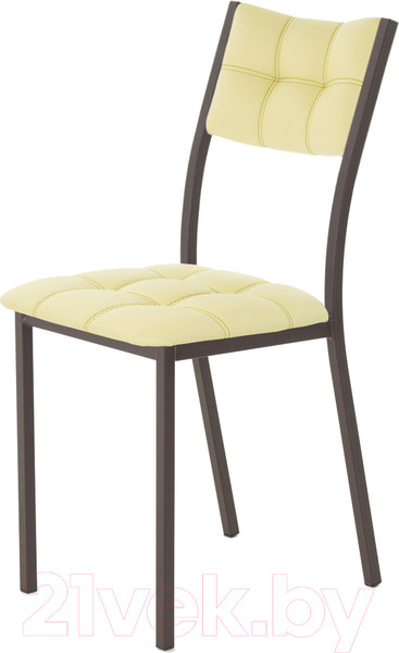 Изображение товара Стул AMC Comfort 3К2.15 (кожзам светло-желтый/коричневый)