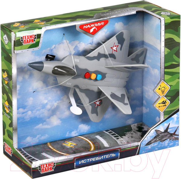 Изображение товара Самолет игрушечный Технопарк Истребитель / ZY1006390-R