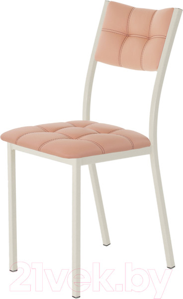 Изображение товара Стул AMC Comfort 3К3.7 (кожзам коралл/слоновая кость)