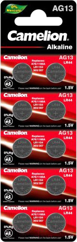 Изображение товара Комплект батареек Camelion Mercury Free AG13-BP10 / 12821