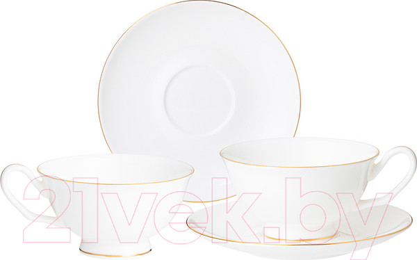 Изображение товара Набор для чая/кофе Lefard Классик белый / 85-831