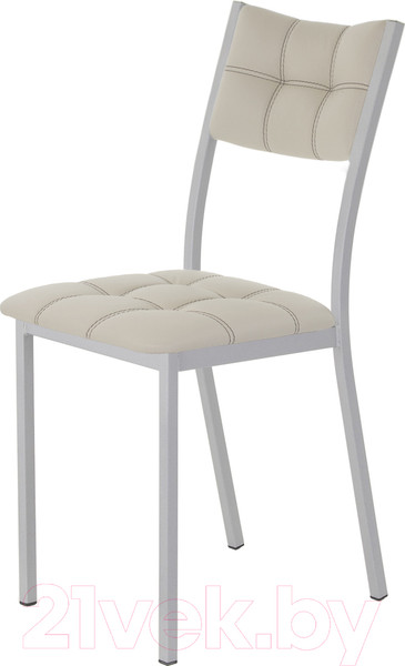 Изображение товара Стул AMC Comfort 3К5.3 (кожзам бежевый/серебристый)