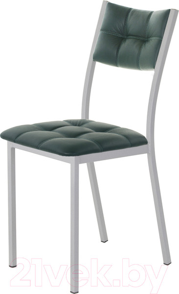 Изображение товара Стул AMC Comfort 3К5.9 (кожзам зеленый/серебристый)