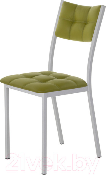 Изображение товара Стул AMC Comfort 3К5.11 (кожзам оливковый/серебристый)