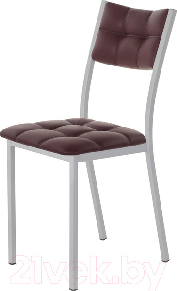 Изображение товара Стул AMC Comfort 3К5.14 (кожзам бордо/серебристый)