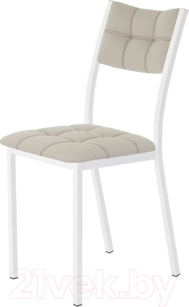 Изображение товара Стул AMC Comfort 3К6.3 (кожзам бежевый/белый)