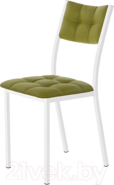 Изображение товара Стул AMC Comfort 3К6.11 (кожзам оливковый/белый)