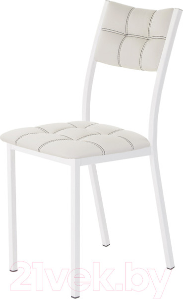 Изображение товара Стул AMC Comfort 3К6.12 (кожзам белый/белый)