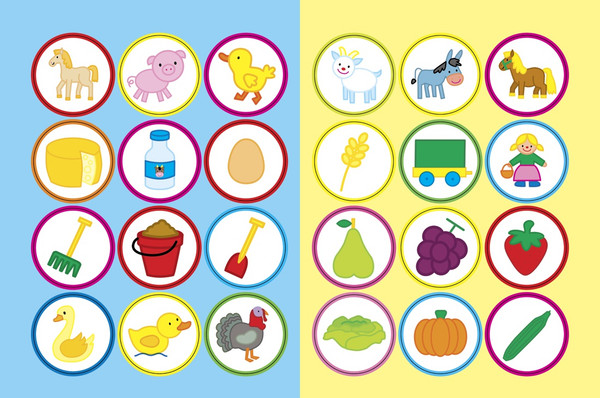 Изображение товара Раскраска Махаон На ферме, мягкая обложка