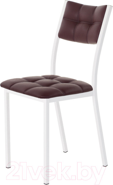 Изображение товара Стул AMC Comfort 3К6.14 (кожзам бордовый/белый)