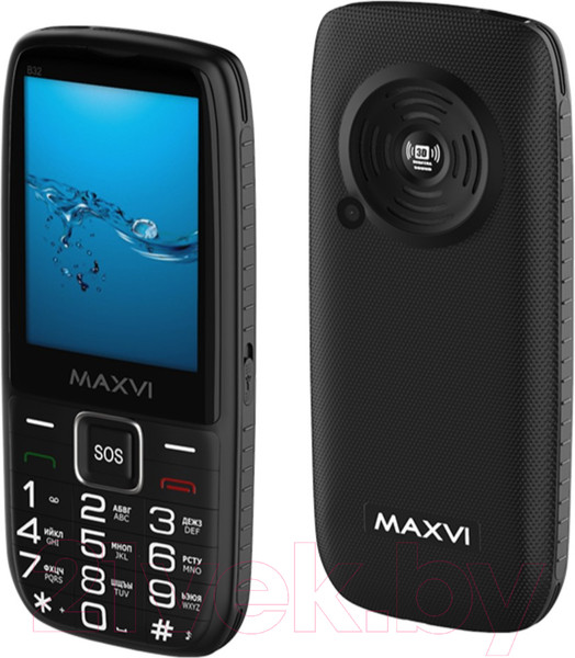 Изображение товара Мобильный телефон Maxvi B32 (черный)