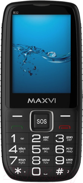 Изображение товара Мобильный телефон Maxvi B32 (черный)