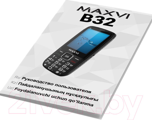 Изображение товара Мобильный телефон Maxvi B32 (красный)