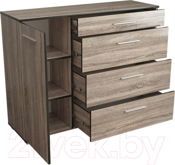 Изображение товара Тумба Евва Престиж АЭП К.01 (дуб трюфель)