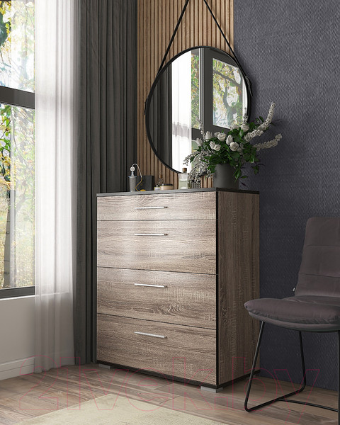 Изображение товара Комод Евва Престиж АЭП К.02 (дуб трюфель)