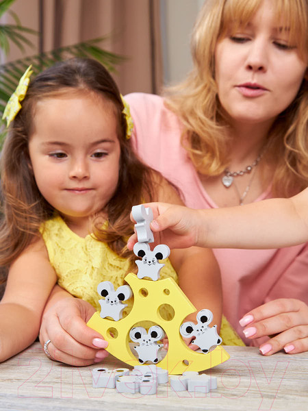 Изображение товара Развивающий игровой набор Baby Toys Мышиные качели / 02382