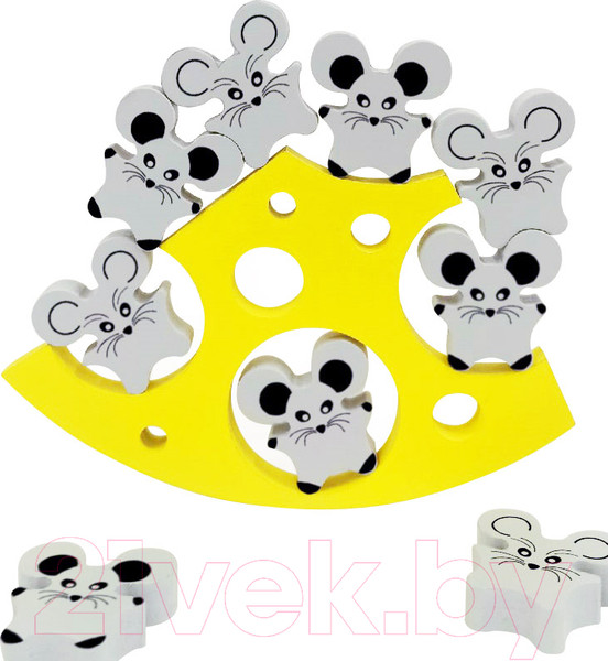 Изображение товара Развивающий игровой набор Baby Toys Мышиные качели / 02382