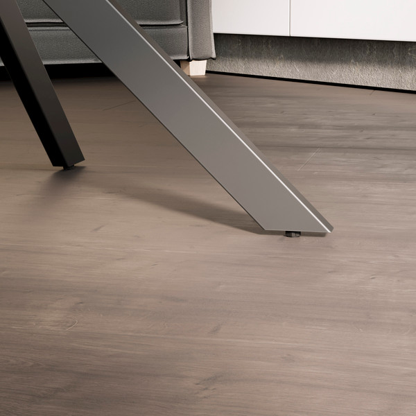 Изображение товара Обеденный стол ТриЯ Мэдисон раздвижной тип 1 (черный муар/дуб крафт золотой)