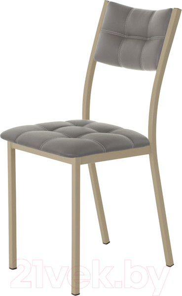 Изображение товара Стул AMC Comfort 3К10.5 (кожзам графит/капучино)