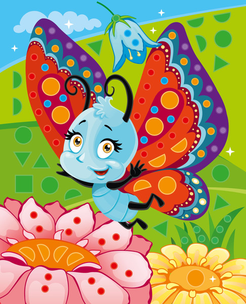 Изображение товара Набор для творчества Десятое королевство Аппликация для малышей Magic Art Бабочка / 04739