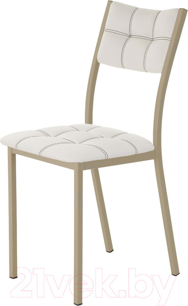 Изображение товара Стул AMC Comfort 3К10.12 (кожзам белый/капучино)