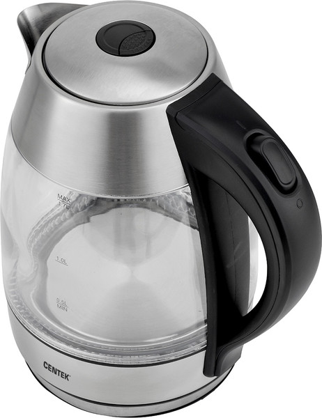 Изображение товара Электрочайник Centek CT-0012 (стекло/сталь)